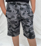 LEKSI - Grey Camo Shorts
