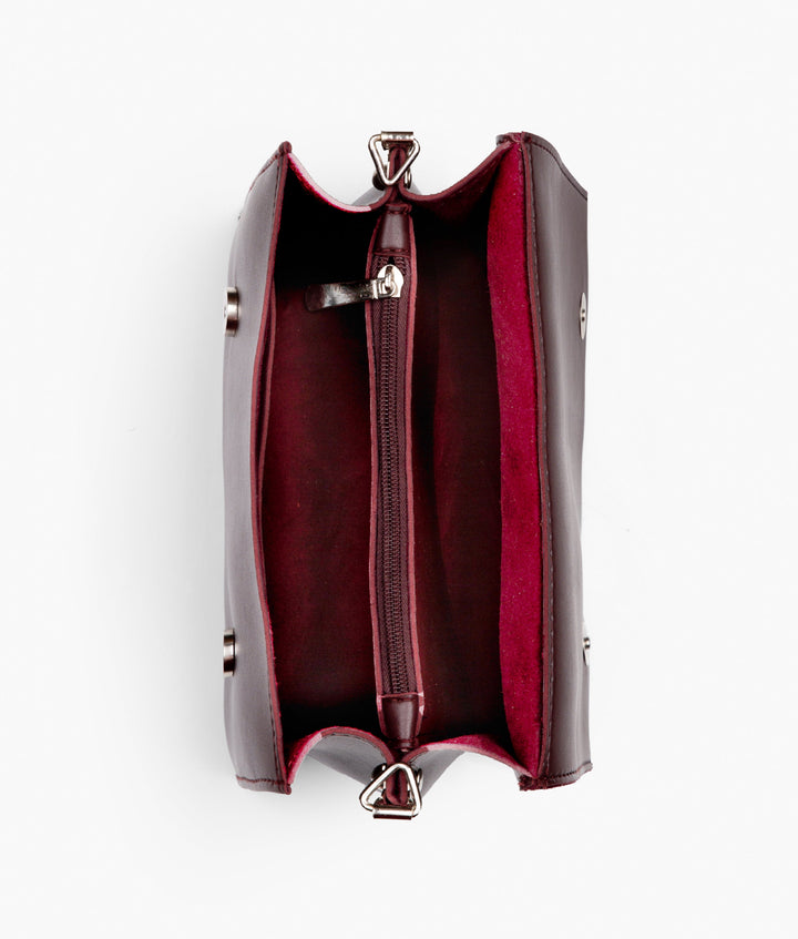 RTW - Burgundy mini cross-body bag