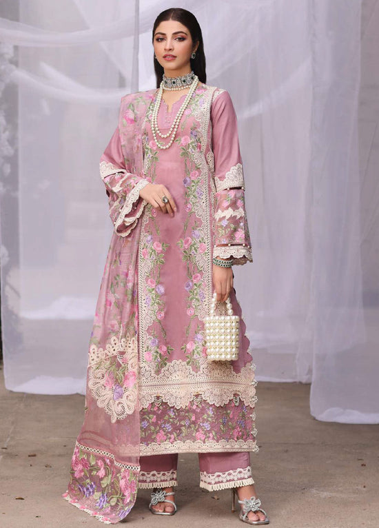 Kahf Festive Luxury Embroidered Lawn 3 Piece Unstitched Suit K24FLL-03 SASSI