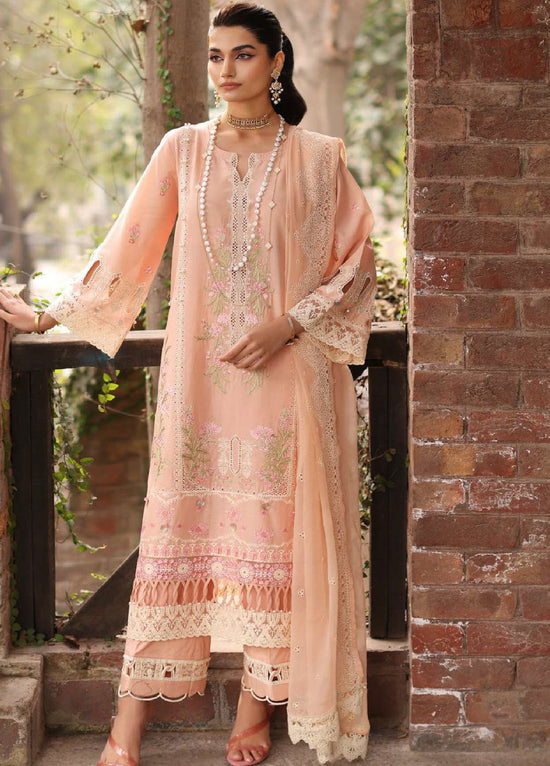 Kahf Festive Luxury Embroidered Lawn 3 Piece Unstitched Suit K24FLL-11 MAAHRU