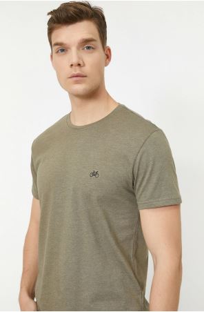 Koton- Khaki Mens T-Shirt