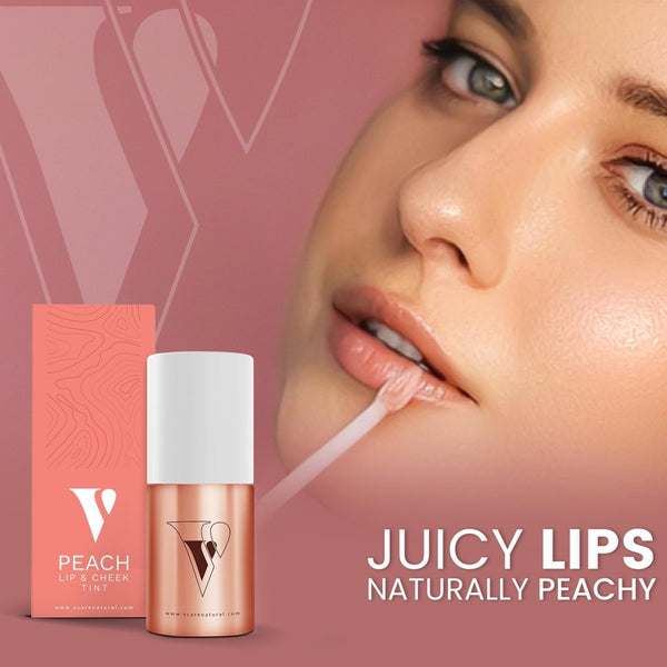 VCare Natural - Lip Cheek Tint Peach 15ml