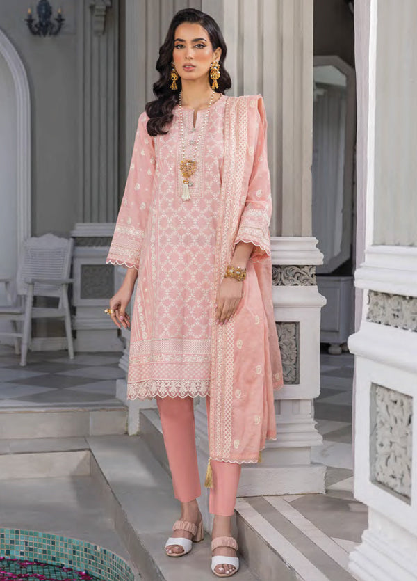 LSM Lakhany Eid Edition Embroidered Lawn 3 Piece Unstitched Suit LSM24EEL-LG-AM-0060