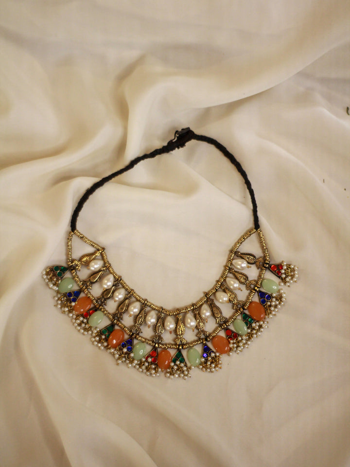 Tassel Mahjabeen Necklace