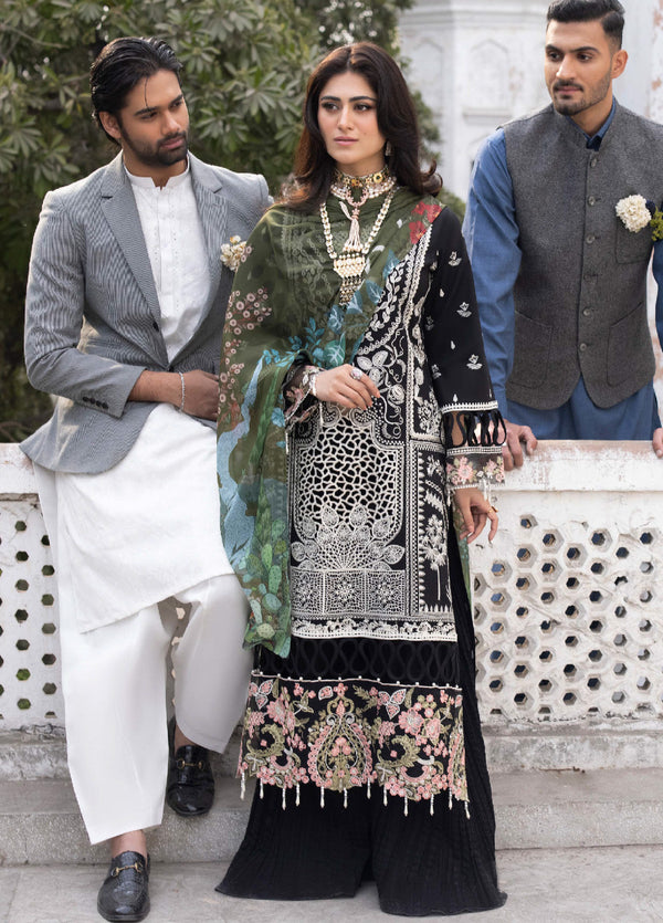 Mahrukh By Mahnur Luxury Lawn 3 Piece Unstitched Suit M24MLL-CAMELIA