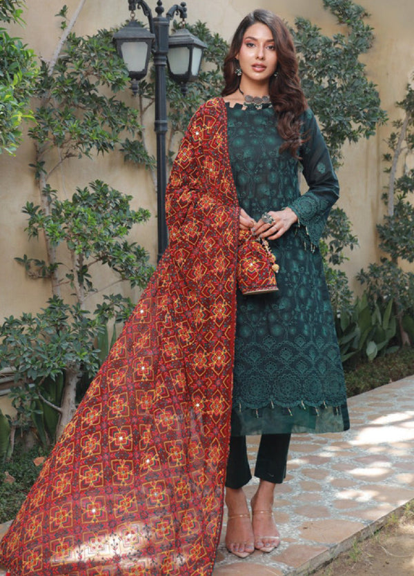 Manto By Schick Embroidered Lawn 3 Piece Unstitched Suit SDH24MEL-04