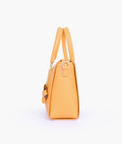 RTW - Mustard handbag with flower charm