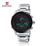 Naviforce- Nf9134 Double Time Analog/Digital Watch Black