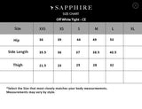 Sapphire Off White Tight - CE