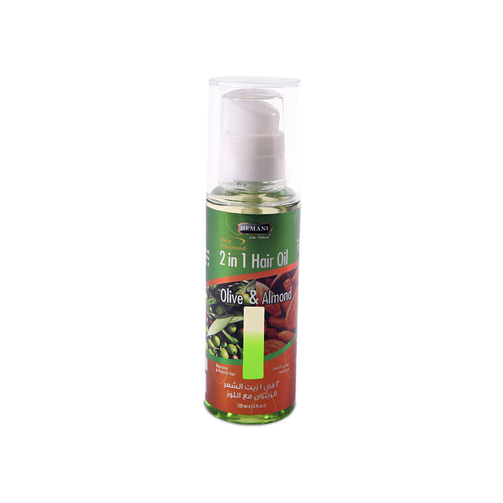 HEMANI HERBAL - Olive with Almond  Hair Oil (2 in 1) 120ml