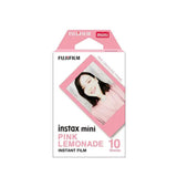 FujiFilm- Pack Of 10 Sheet Instax Mini Lemonade Film 54x86millimeter Pink