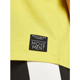 Max Fashion- Solid T-shirt with Crew Neck and Patch Detail