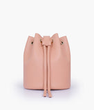 RTW - Peach loop handle bucket bag