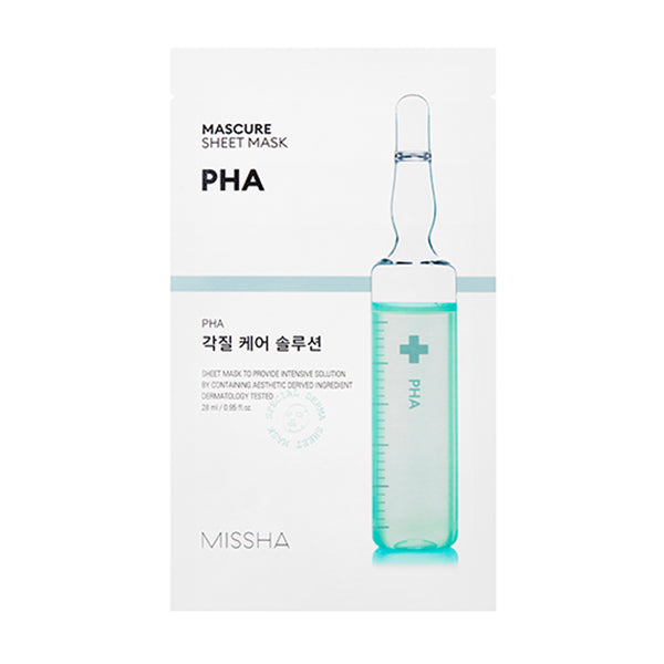 MISSHA- MASCURE SOLUTION SHEET MASK- PHA