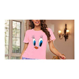 Casualz Clothing- Women T-Shirt Pink Looney
