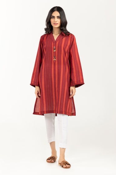 Gul Ahmed- Hand Woven Cotton Shirt WGK-YDS-HW-541