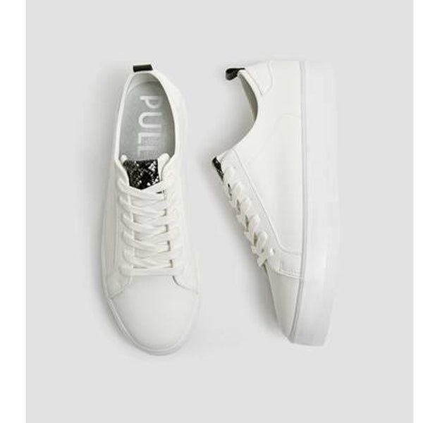 Pull & Bear- Snake Print Detailed Sneakers