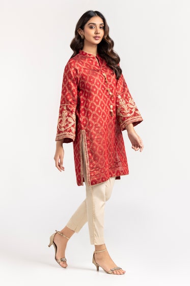 Gul Ahmed- Jacquard Shirt WGK-JQS-DE-569