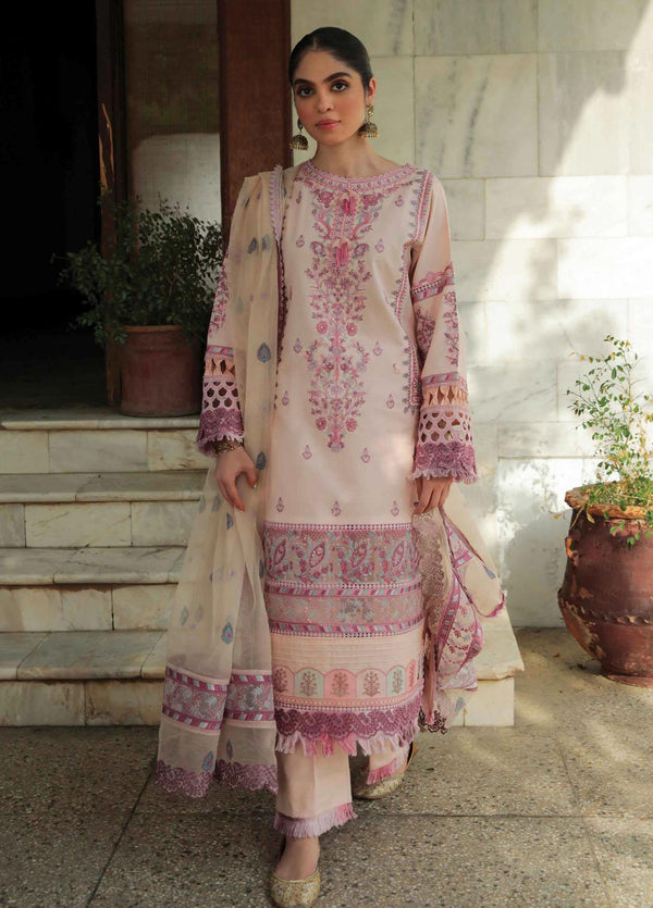 Qalamkar- Embroidered Lawn Suits Unstitched 3 Piece QLM22QD AQ 08 Samar - Summer Collection