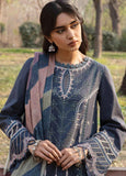 Qline by Qalamkar - Embroidered Lawn Suit Unstitched 3 Piece - AK-15