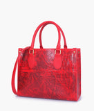 RTW - Red on-the-go crocodile handbag
