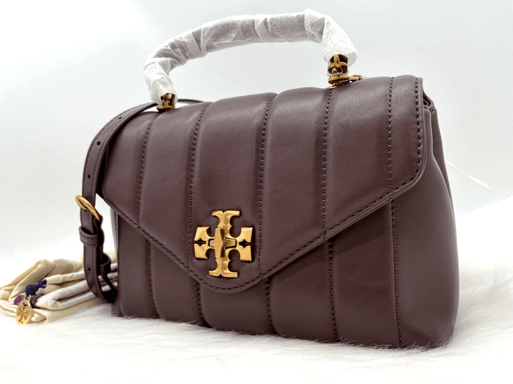 Tory Burch Kira top Handle Satchel Tempranillo