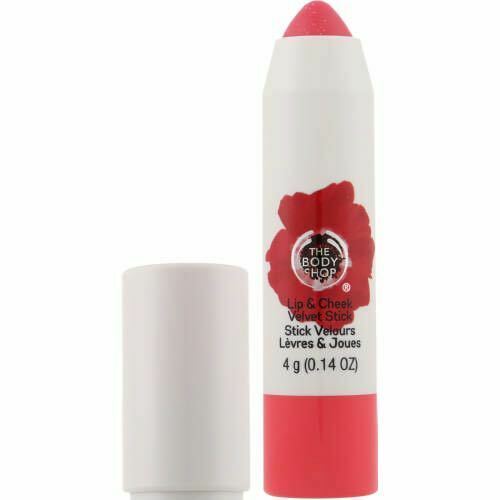 The Body Shop Lip And Cheek Velvet Stick 35 Poppy Coral Bagallery 