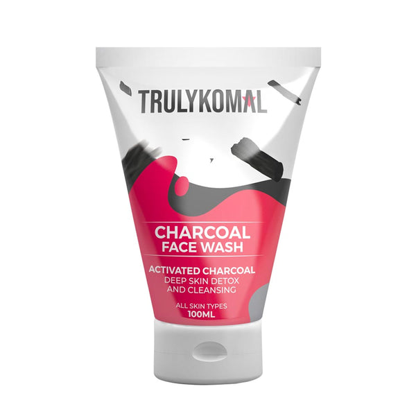 Truly Komal- Charcoal Facewash, 100Ml