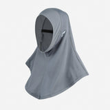 Flush - Women's Pro Hijab Scarf Dri Fit - Black / Metallic Grey Pack Of 2