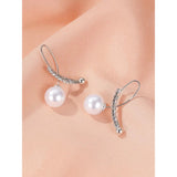 Shein- Faux pearl earrings