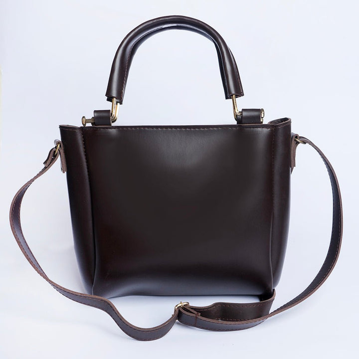 Shein- Rainbow Bag- Dark Brown