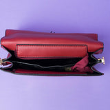 Shein - Red Crossbody Bag with Buckle