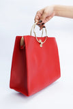 VYBE- Round Ring Bag (Red)