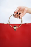 VYBE- Round Ring Bag (Red)