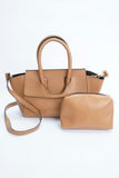 VYBE-Handle Lock Shoulder Bag