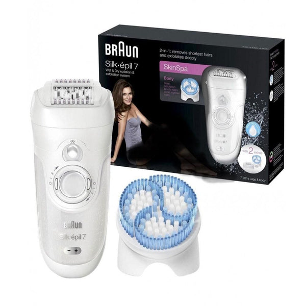 Braun Silk-épil 7 Waterproof Epilator, SkinSpa White, 7-921e