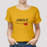 Casualz Clothing- Women T-Shirt Smile