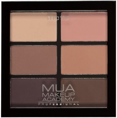 MUA PRO 6 PAN PALETTES SOFT SUEDES