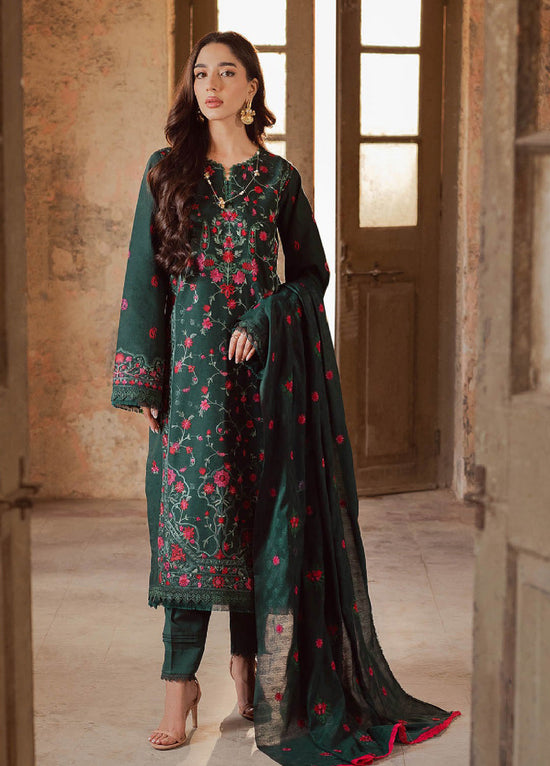 Summer Breeze By Rajbari Embroidered Lawn 3 Piece Unstitched Suit RB24SBEE-3B