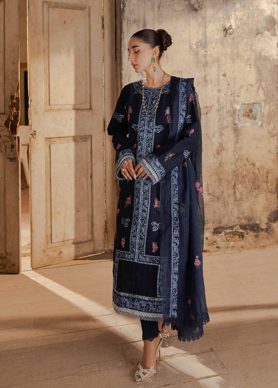 Summer Breeze By Rajbari Embroidered Lawn 3 Piece Unstitched Suit RB24SBEE-6A