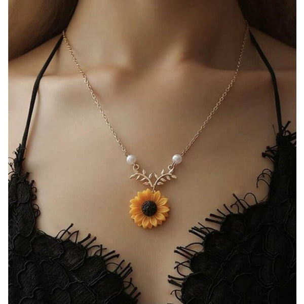 Sowear- Sunflower Necklace For Women