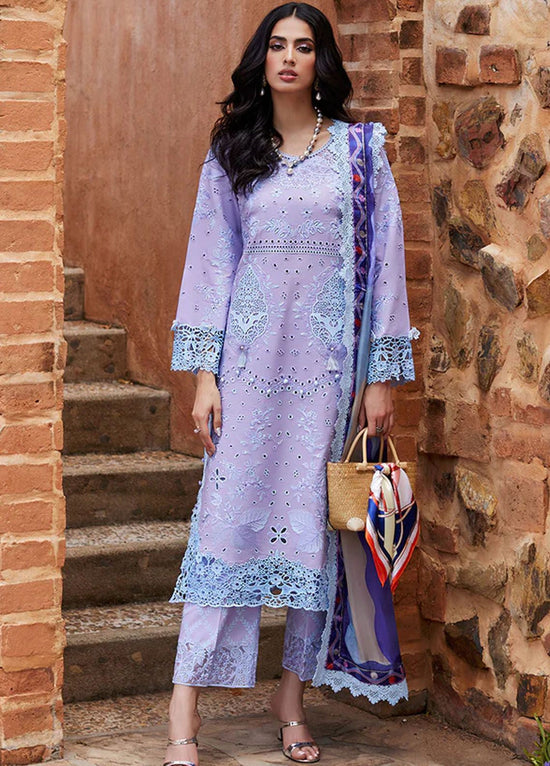 Te Amo By Mushq Embroidered Luxury Lawn 3 Piece Unstitched Suit MQ24TAL D-02 CIAO COUTURE