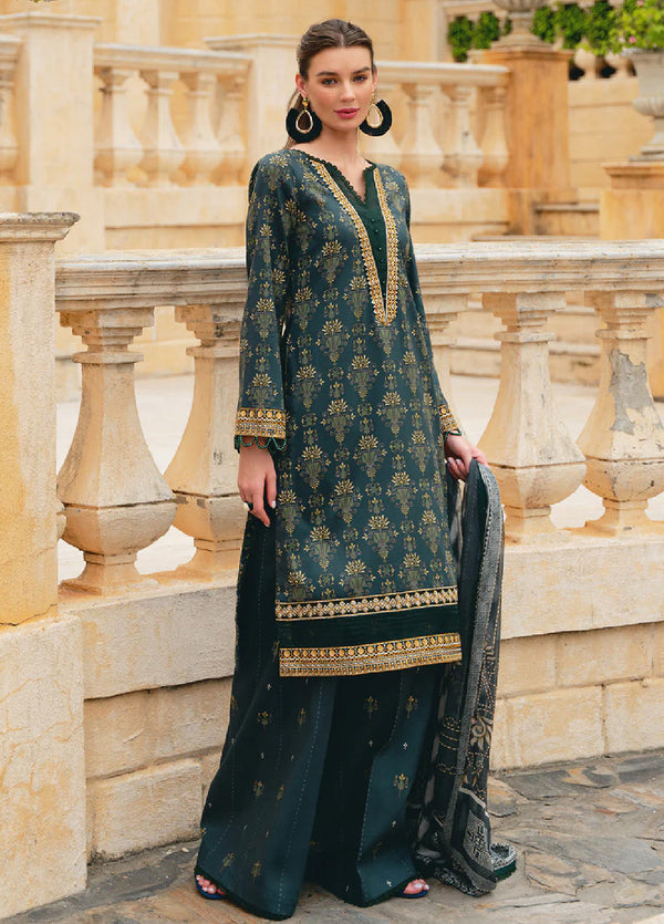 The Enchanted Garden By Gulaal Embroidered Lawn 3 Piece Unstitched Suit GL24EGL 09 VILLENA