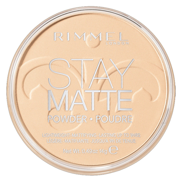 Rimmel- Stay Matte Pressed Powder, Shade 001, Transparent