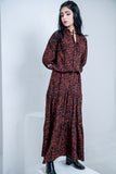 Weave Wardrobe-Red Leopard Print Dress