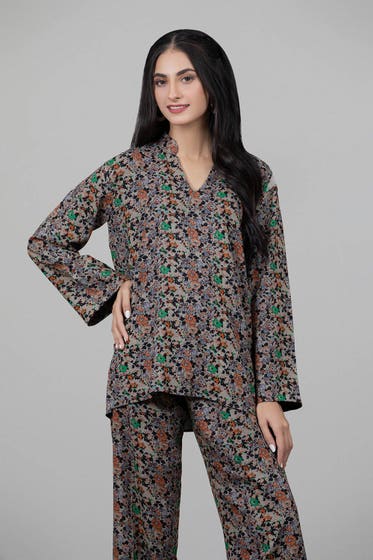 Gul Ahmed 2PC Viscose Unstitched Digital Printed Suit WT-22011