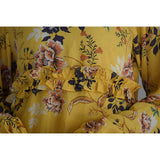 Sowear- Yellow Frill Dress For Women