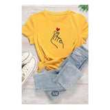 Casualz Clothing- Women T-Shirt Yellow