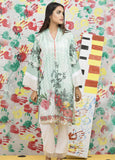 Yusra Ansari- Fancy Lawn Stitched Kurti YA20M Ye-11 (Mint Affair)