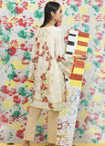 Yusra Ansari- Fancy Lawn Stitched Kurti YA20M Ye-12 (Floral Bareeze)